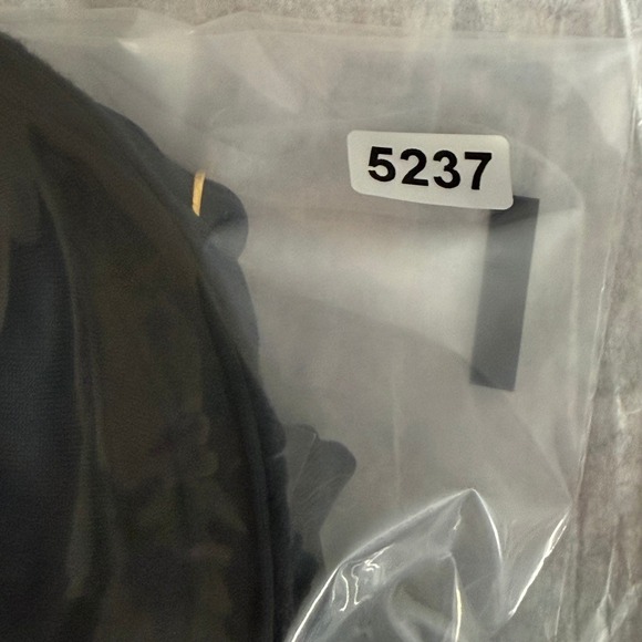 NWT Fredericks of Hollywood Taormina Black One Shoulder Bikini Top Swimsuit M - Picture 8 of 8